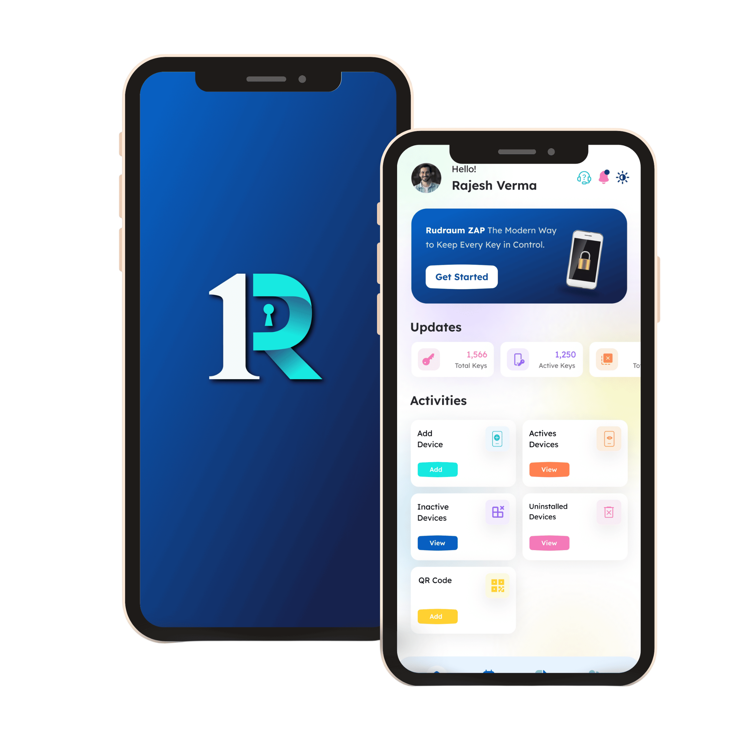 One Rudraum App Mockup